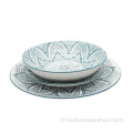 Vente chaude Porcelaine Dîner Ensembles Impression PAD